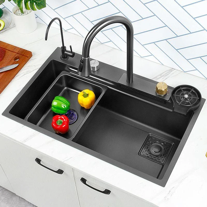 Classic Kitchen Sink Stainless Steel Drop-In Friction Resistant Kitchen Sink -Bathlova