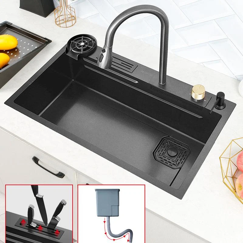 Classic Kitchen Sink Stainless Steel Drop-In Friction Resistant Kitchen Sink -Bathlova