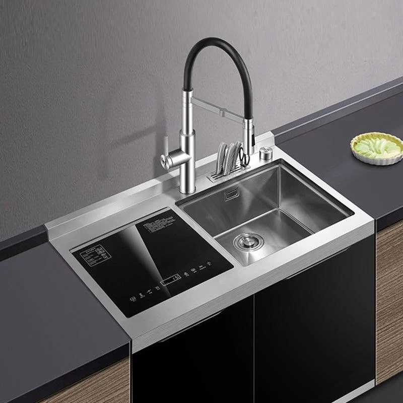 Classic Rectangle Kitchen Sink Stainless Steel Drop-In Friction Resistant Kitchen Sink -Bathlova