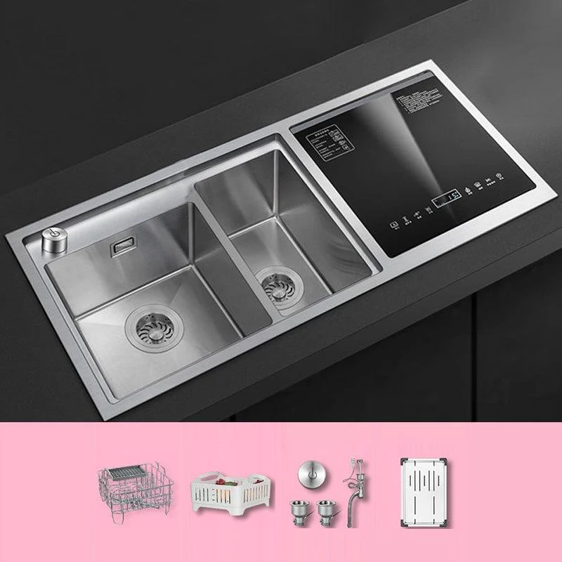 Classic Rectangle Sink Stainless Steel Drop-In Friction Resistant Sink for Kitchen -Bathlova