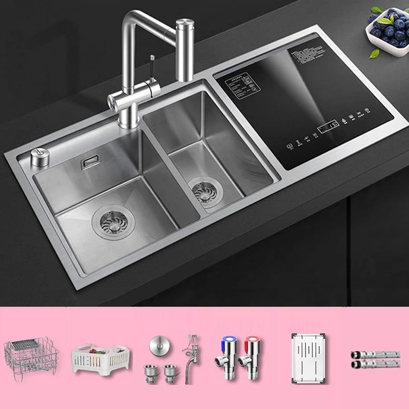 Classic Rectangle Sink Stainless Steel Drop-In Friction Resistant Sink for Kitchen -Bathlova