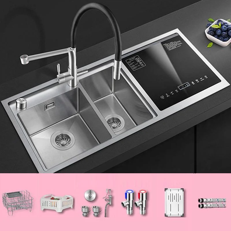 Classic Rectangle Sink Stainless Steel Drop-In Friction Resistant Sink for Kitchen -Bathlova