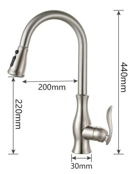 Classic Retractable Kitchen Tap -Bathlova