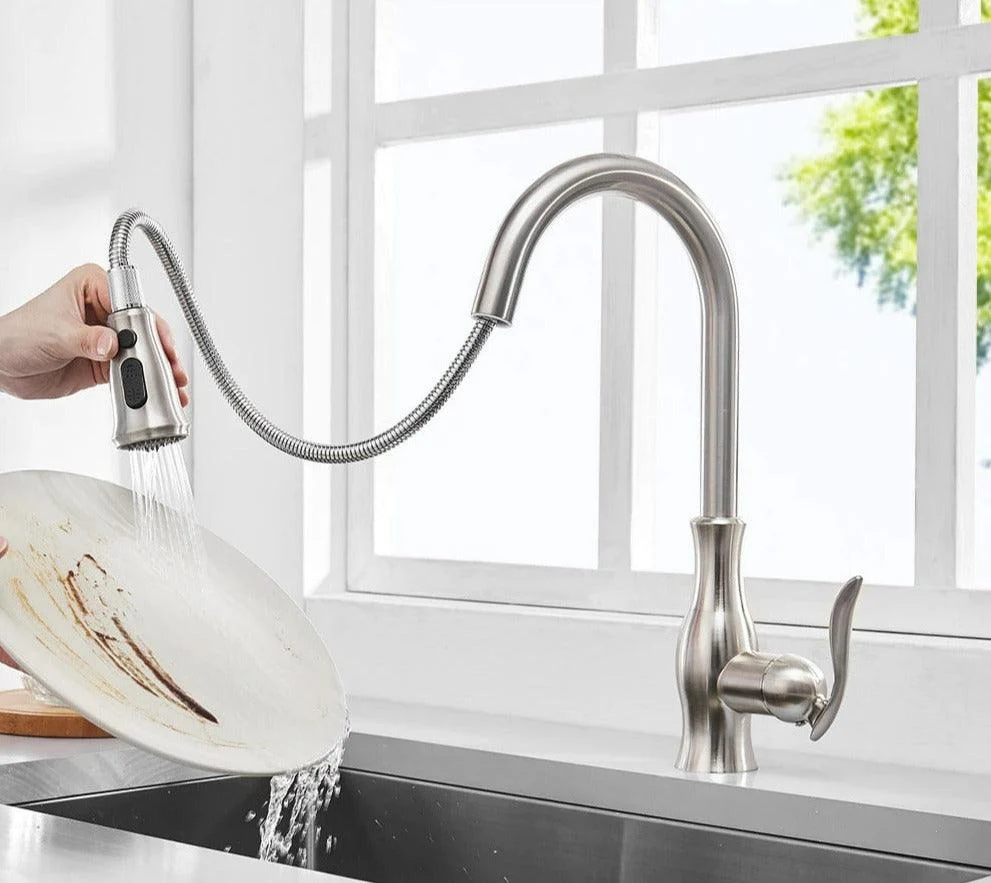 Classic Retractable Kitchen Tap -Bathlova