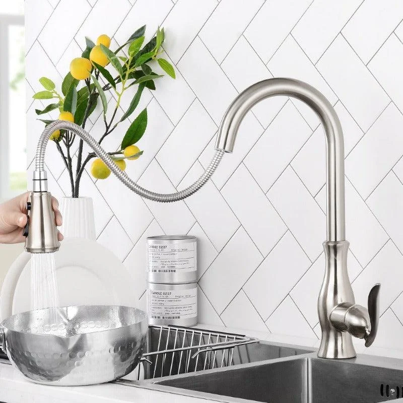 Classic Retractable Kitchen Tap -Bathlova