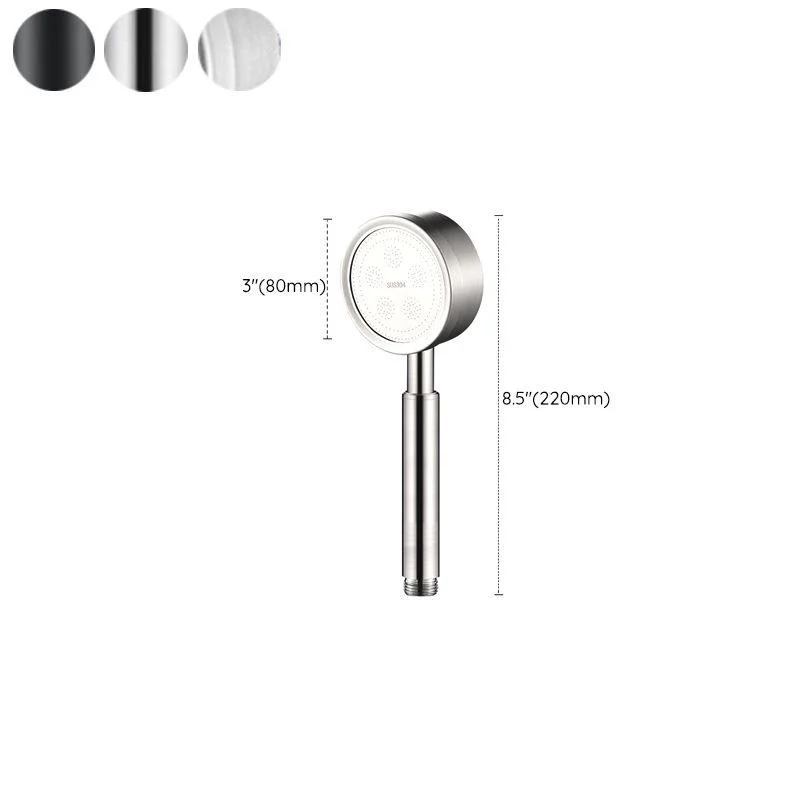 Classic Round Shower Head Metal Standard Handheld Shower Head -Bathlova