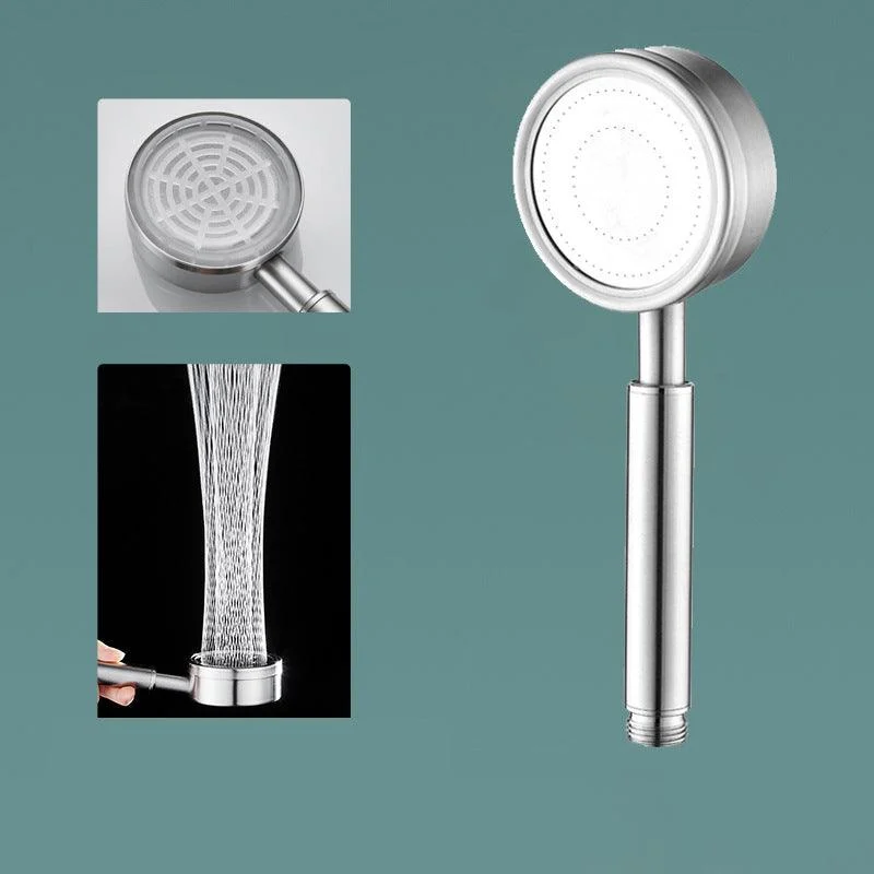 Classic Round Shower Head Metal Standard Handheld Shower Head -Bathlova