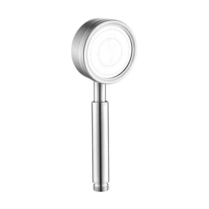 Classic Shower Head Round Metal Handheld Shower Head in Silver -Bathlova