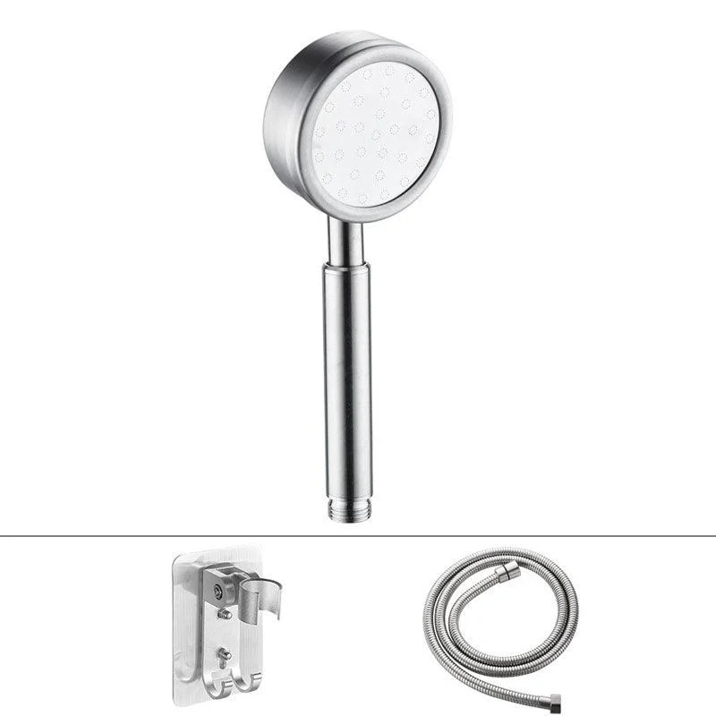 Classic Shower Head Round Metal Handheld Shower Head in Silver -Bathlova