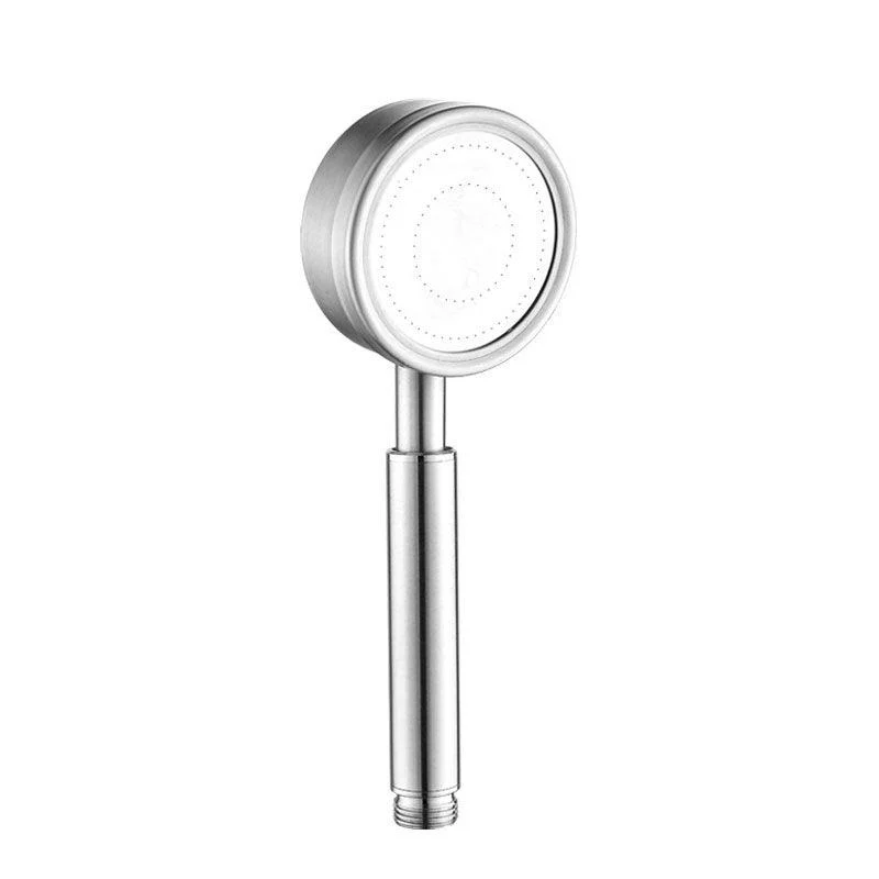 Classic Shower Head Round Metal Handheld Shower Head in Silver -Bathlova