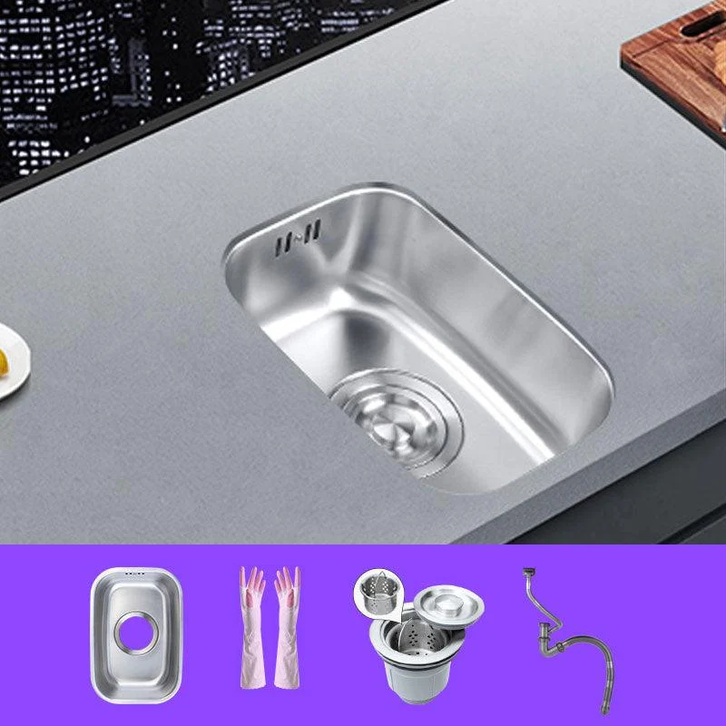 Classic Single Basin Sink Stainless Steel Workstation Sink with Tap -Bathlova