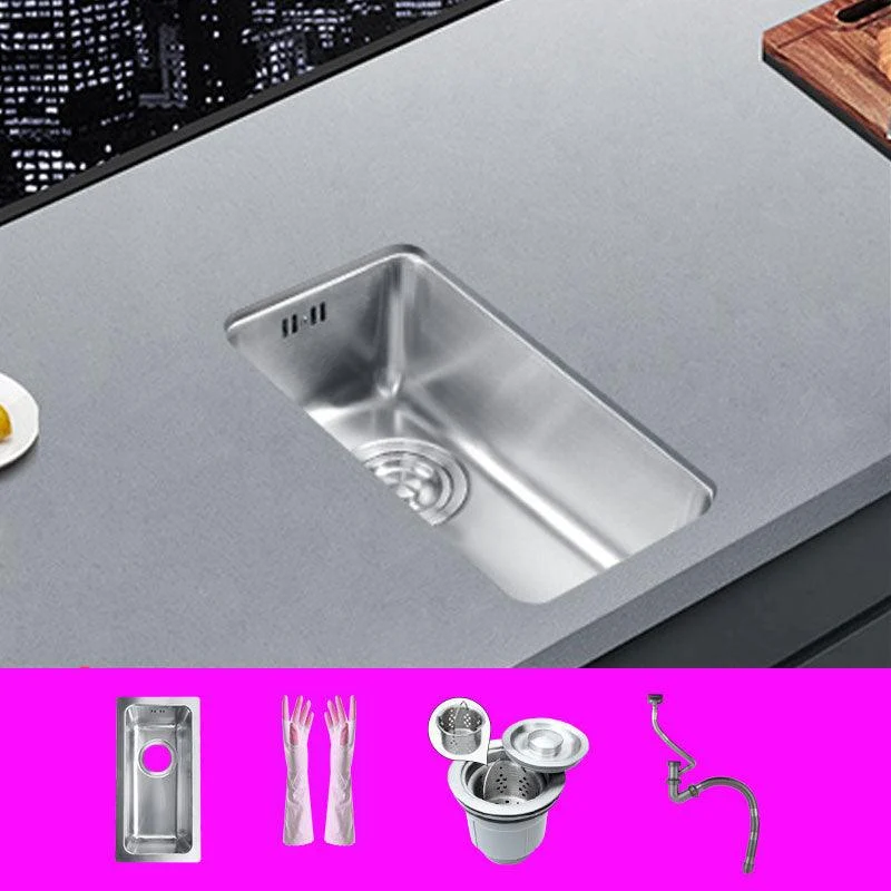 Classic Single Basin Sink Stainless Steel Workstation Sink with Tap -Bathlova