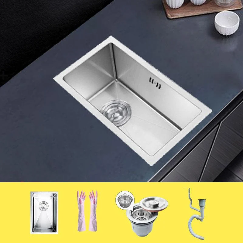 Classic Single Basin Sink Stainless Steel Workstation Sink with Tap -Bathlova