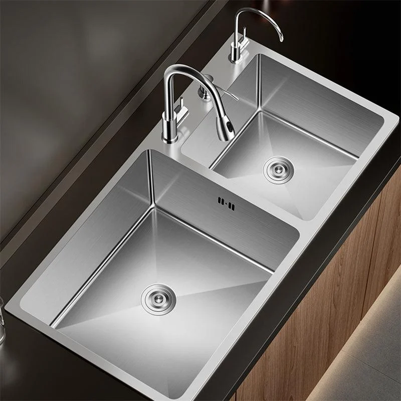 Classic Sink Set Stainless Steel Friction Resistant Sink Set for Kitchen -Bathlova