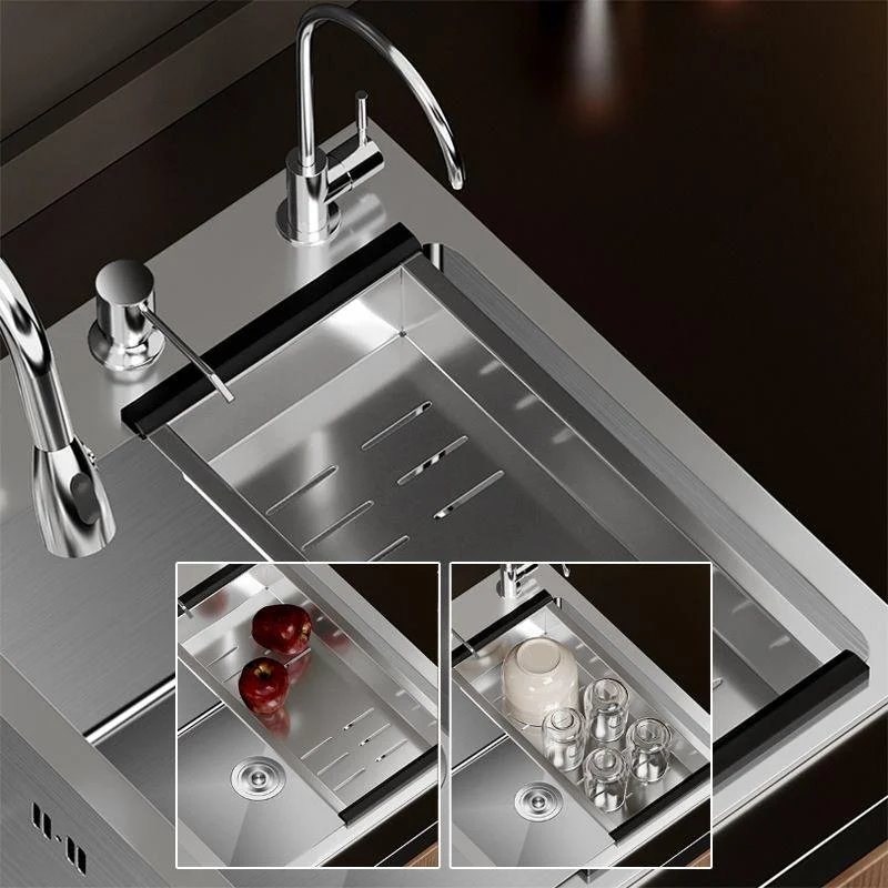 Classic Sink Set Stainless Steel Friction Resistant Sink Set for Kitchen -Bathlova