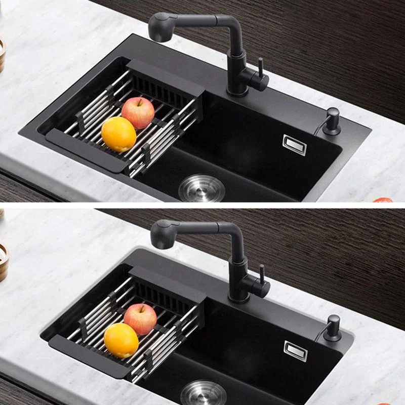 Classic Style Kitchen Sink Corrosion Resistant 2 Holes Stainless Steel Kitchen Sink -Bathlova