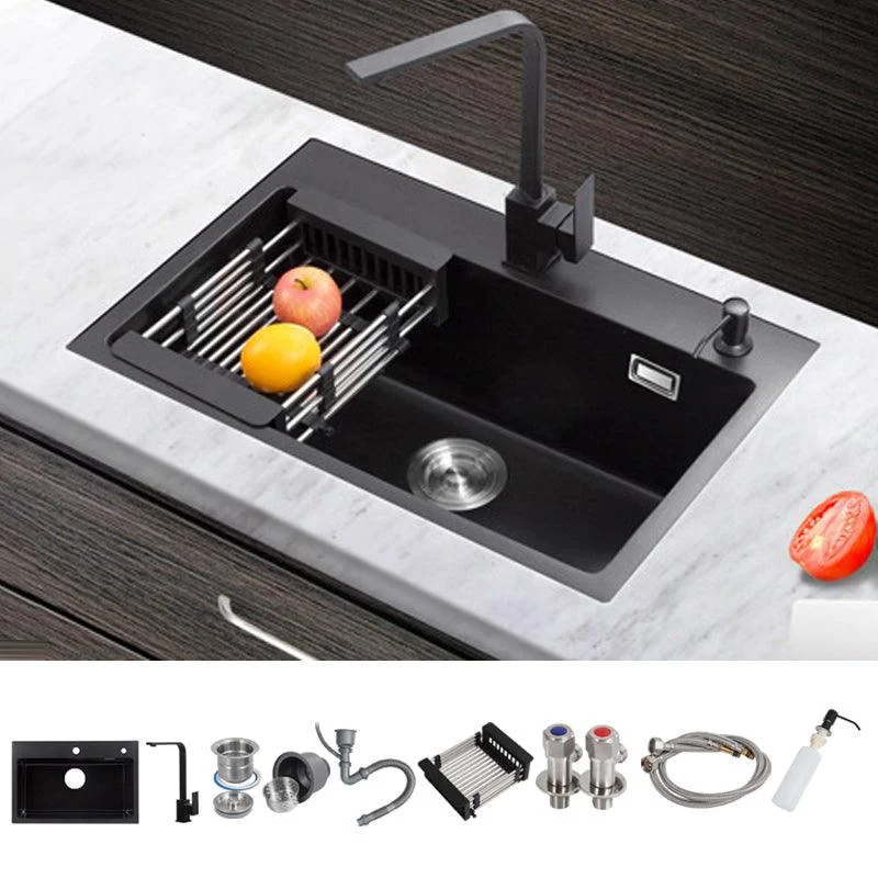 Classic Style Kitchen Sink Corrosion Resistant 2 Holes Stainless Steel Kitchen Sink -Bathlova