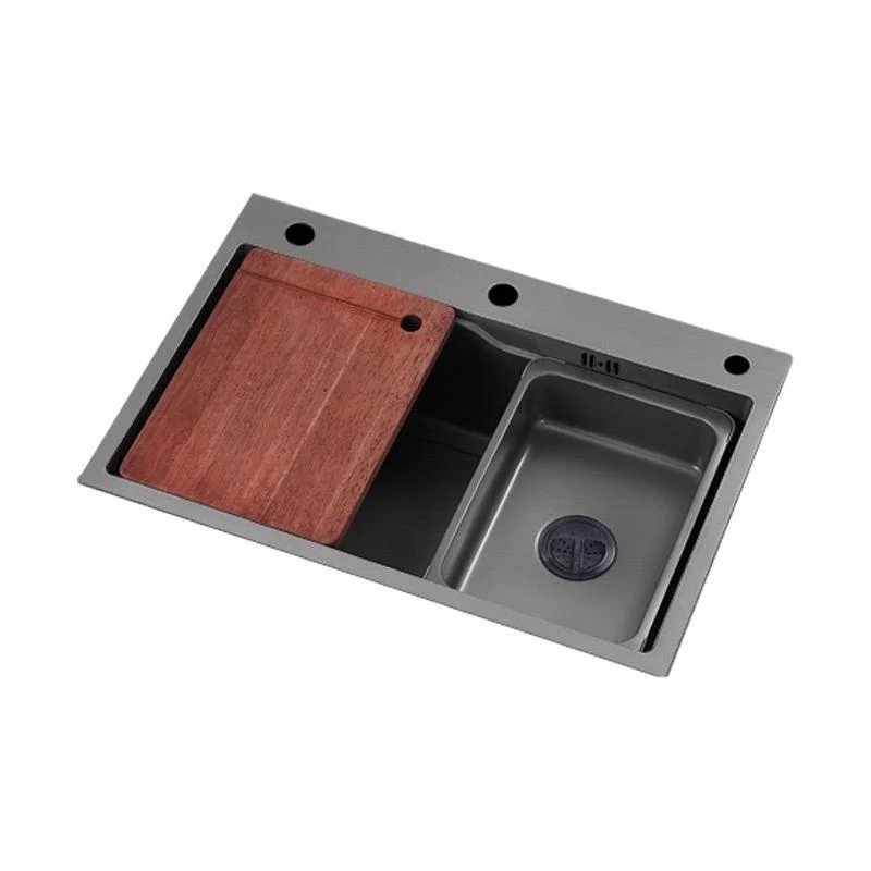 Classic Style Kitchen Sink Corrosion Resistant Kitchen Sink with Drain Assembly -Bathlova