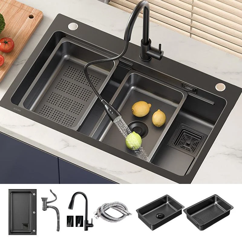 Classic Style Kitchen Sink Corrosion Resistant Stainless Steel Kitchen Sink -Bathlova