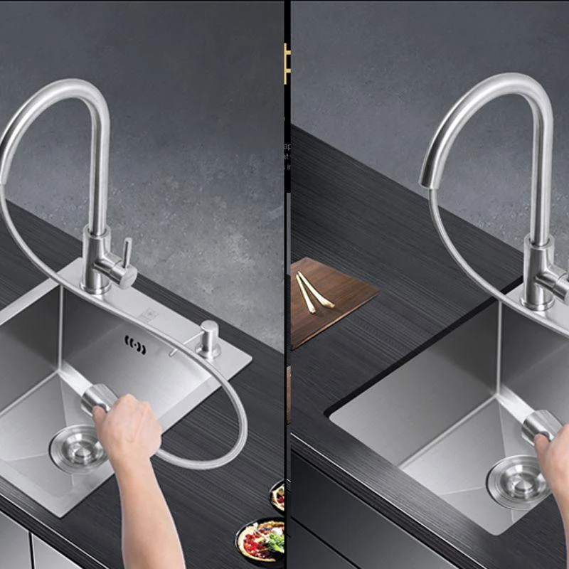 Classic Style Kitchen Sink Drop-In Stainless Steel Corrosion Resistant Kitchen Sink -Bathlova