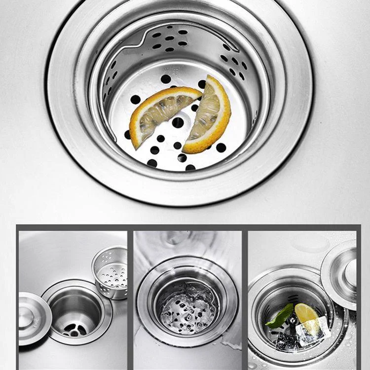 Classic Style Kitchen Sink Drop-In Stainless Steel Corrosion Resistant Kitchen Sink -Bathlova