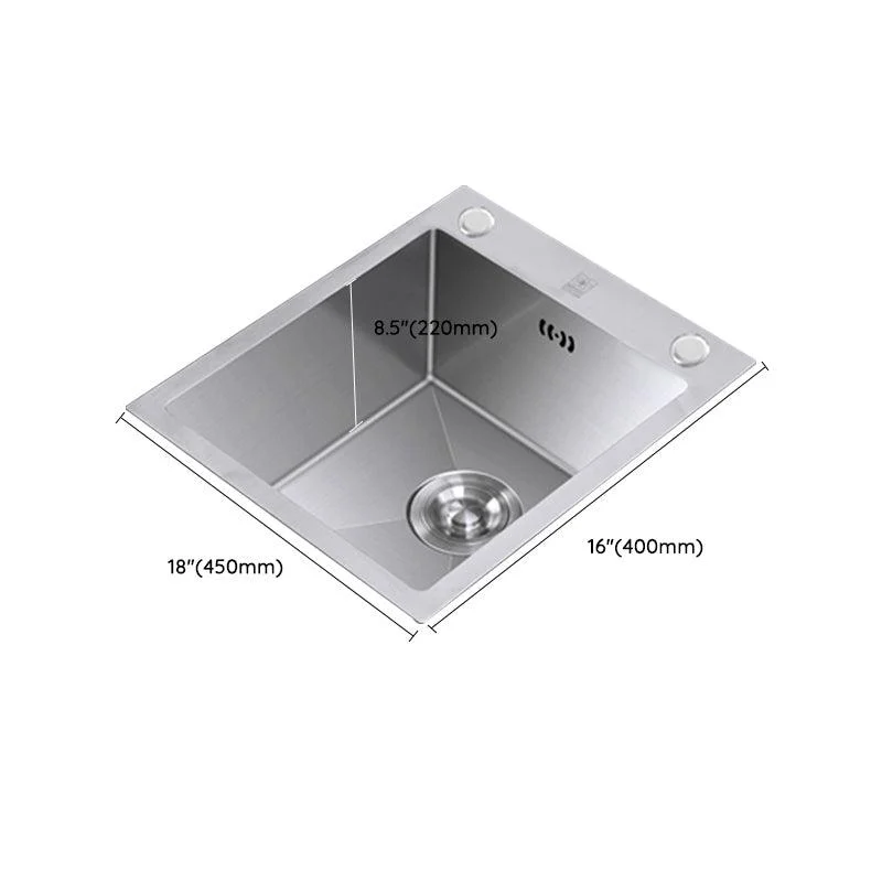 Classic Style Kitchen Sink Drop-In Stainless Steel Corrosion Resistant Kitchen Sink -Bathlova