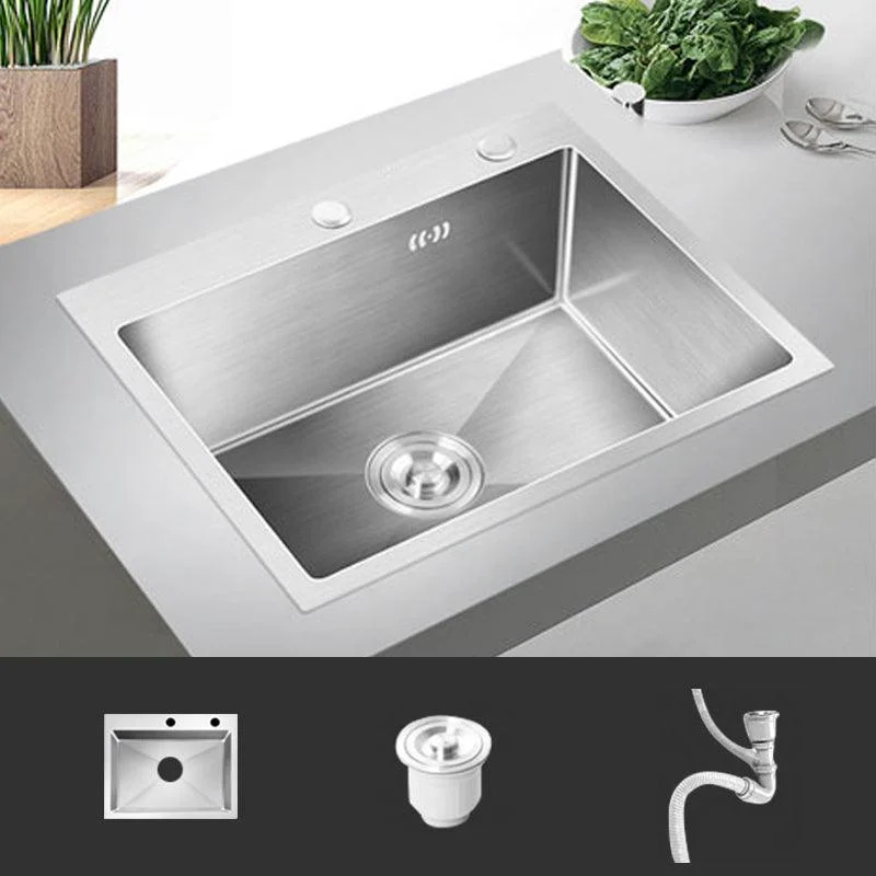 Classic Style Kitchen Sink Drop-In Stainless Steel Corrosion Resistant Kitchen Sink -Bathlova