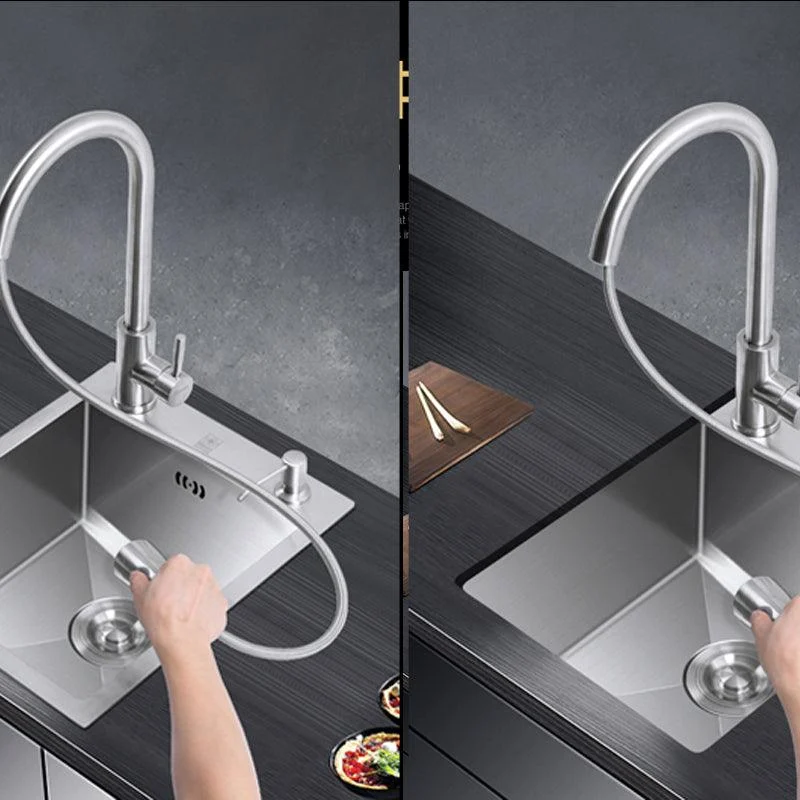 Classic Style Kitchen Sink Drop-In Stainless Steel Corrosion Resistant Kitchen Sink -Bathlova