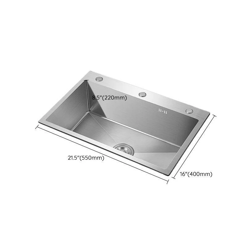 Classic Style Kitchen Sink Noise-cancelling Design Stainless Steel Kitchen Sink -Bathlova