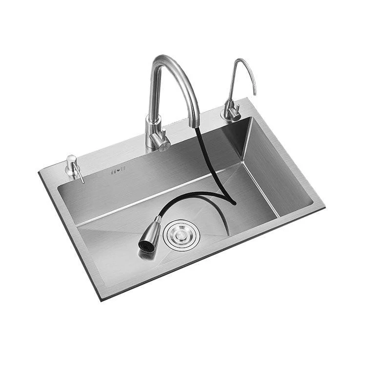 Classic Style Kitchen Sink Noise-cancelling Design Stainless Steel Kitchen Sink -Bathlova