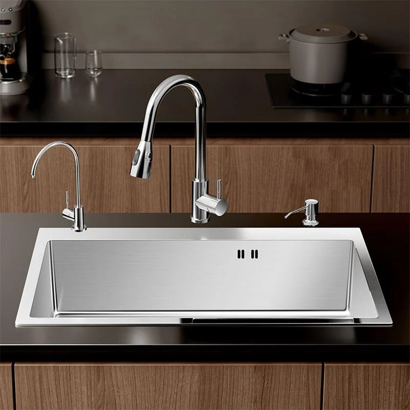 Classic Style Kitchen Sink Set Stainless Steel Corrosion Resistant Kitchen Sink Set -Bathlova