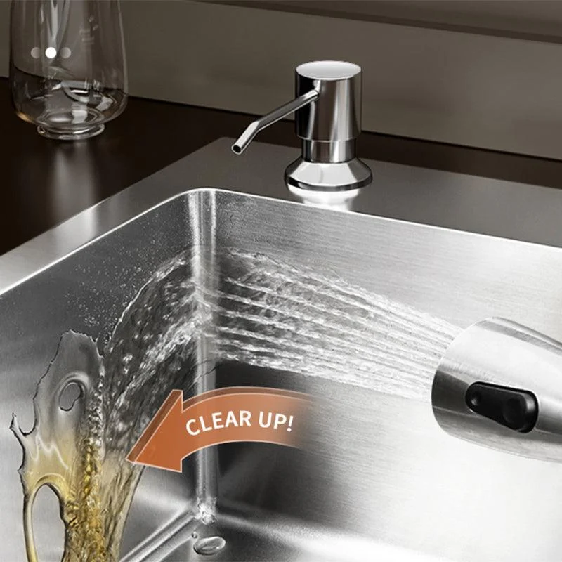 Classic Style Kitchen Sink Set Stainless Steel Corrosion Resistant Kitchen Sink Set -Bathlova