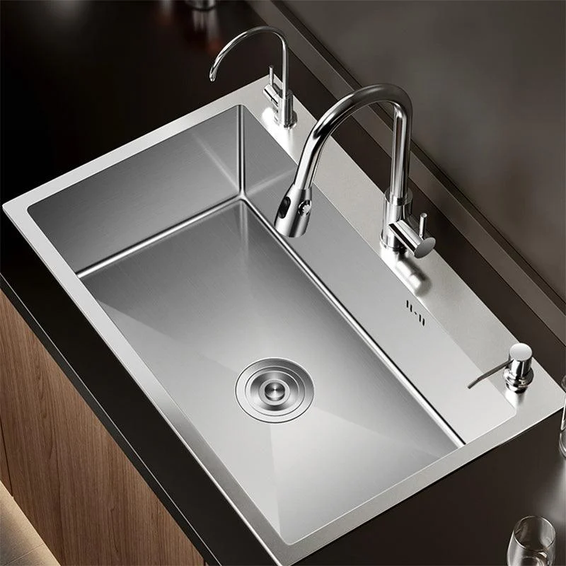 Classic Style Kitchen Sink Set Stainless Steel Corrosion Resistant Kitchen Sink Set -Bathlova