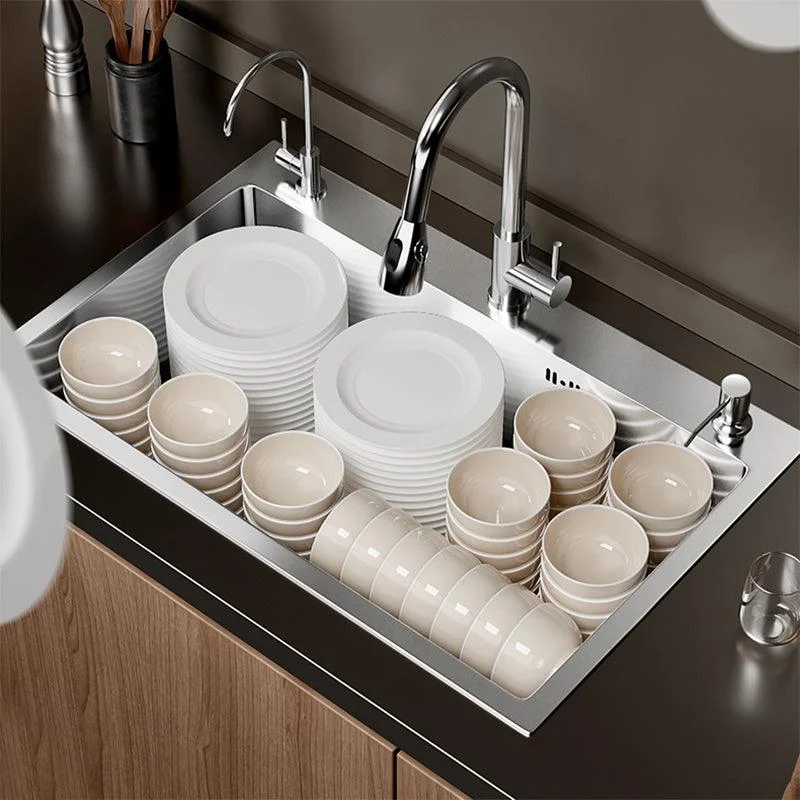 Classic Style Kitchen Sink Set Stainless Steel Corrosion Resistant Kitchen Sink Set -Bathlova