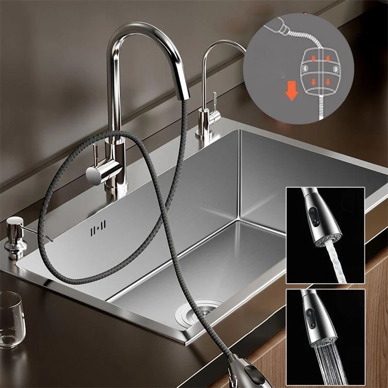 Classic Style Kitchen Sink Set Stainless Steel Corrosion Resistant Kitchen Sink Set -Bathlova