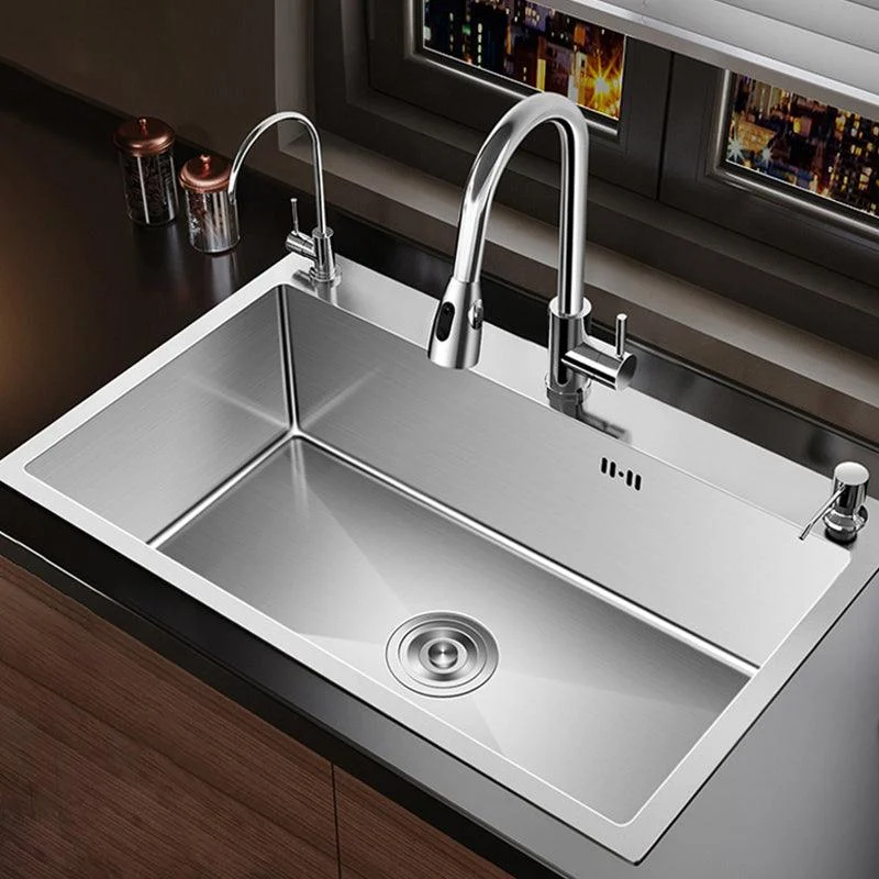 Classic Style Kitchen Sink Set Stainless Steel Corrosion Resistant Kitchen Sink Set -Bathlova