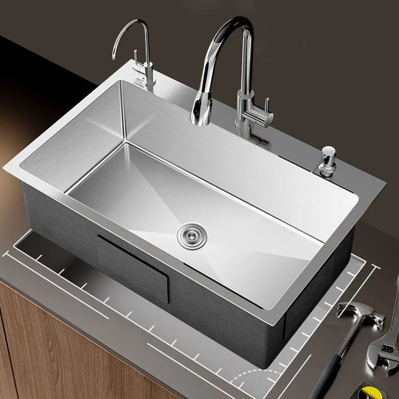 Classic Style Kitchen Sink Set Stainless Steel Corrosion Resistant Kitchen Sink Set -Bathlova