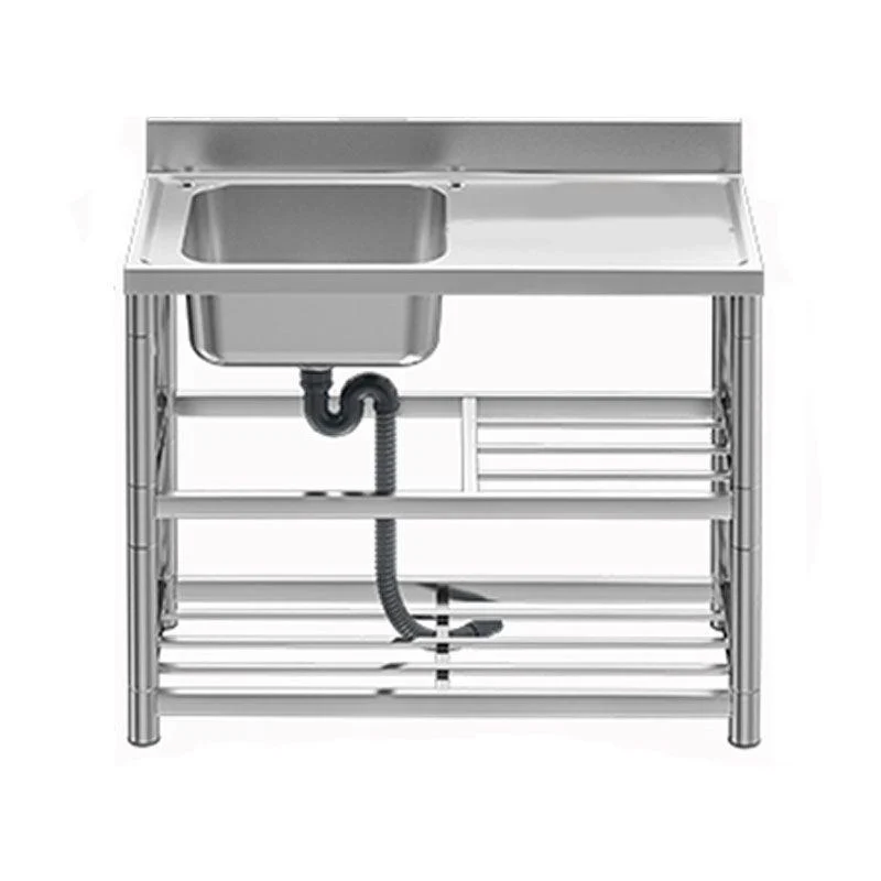 Classic Style Kitchen Sink Stainless Steel 2 Holes Undermount Kitchen Sink -Bathlova