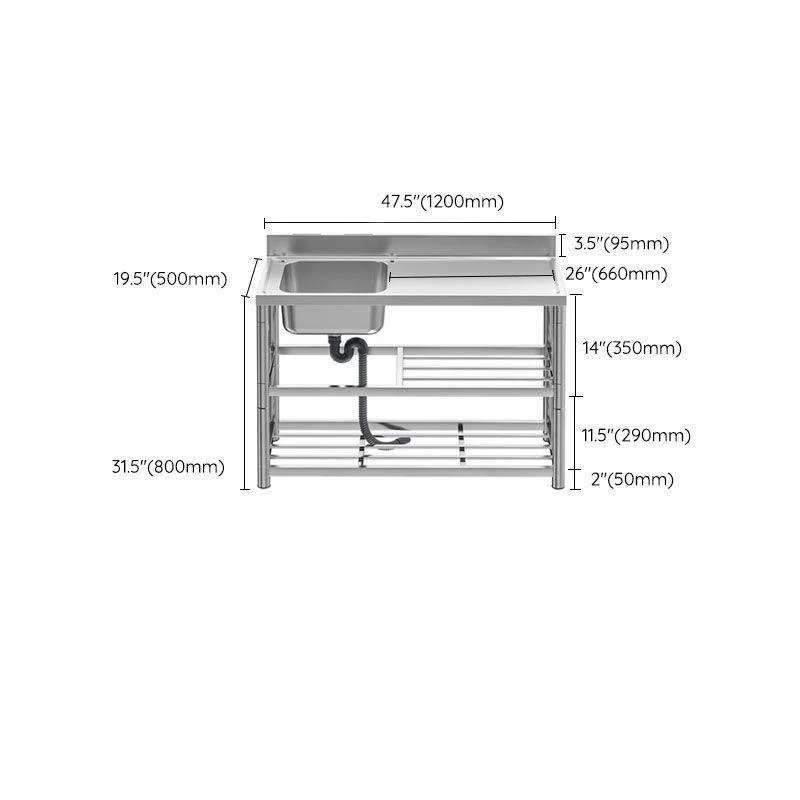 Classic Style Kitchen Sink Stainless Steel 2 Holes Undermount Kitchen Sink -Bathlova