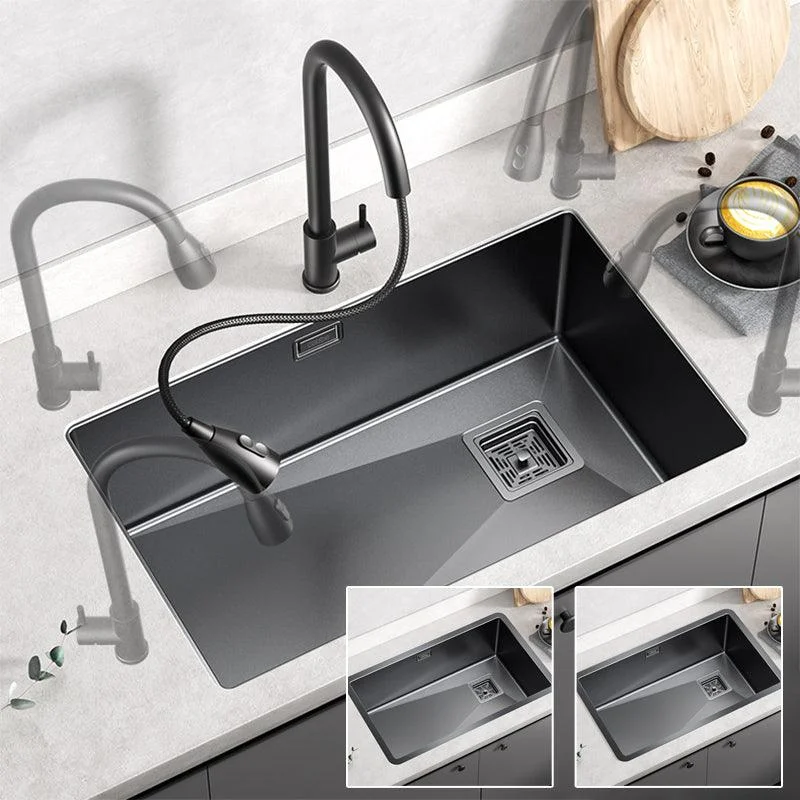 Classic Style Kitchen Sink Stainless Steel Corrosion Resistant Kitchen Sink -Bathlova