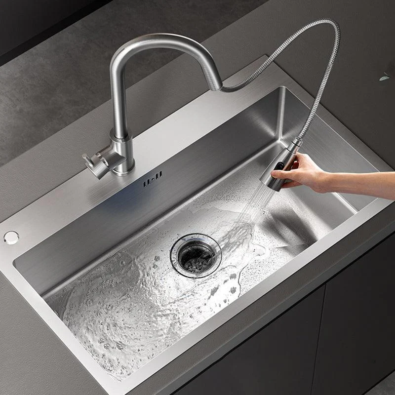 Classic Style Sink Stainless Steel Corrosion Resistant Sink for Kitchen -Bathlova