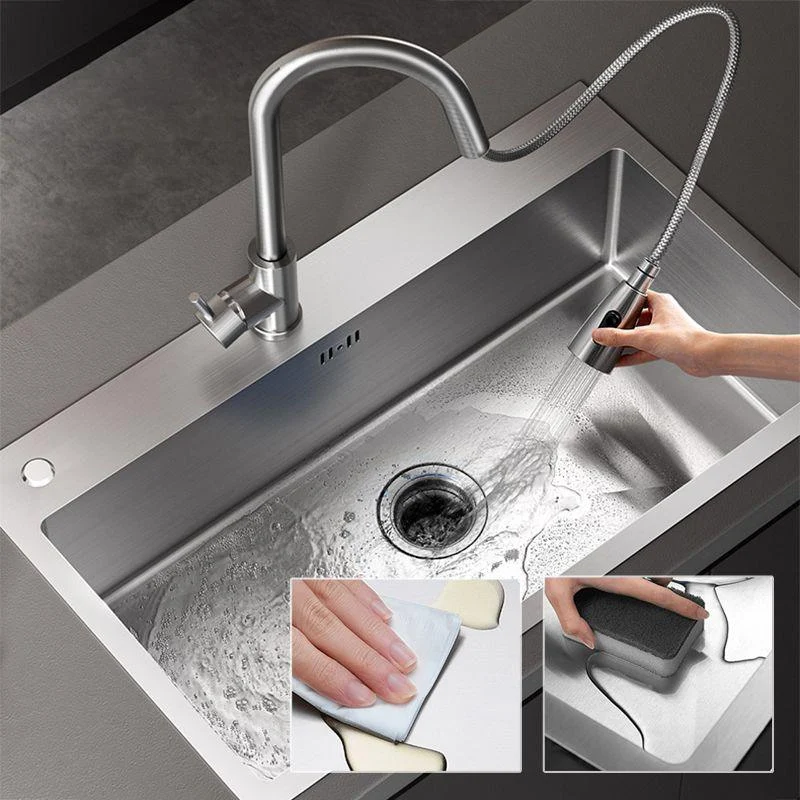 Classic Style Sink Stainless Steel Corrosion Resistant Sink for Kitchen -Bathlova