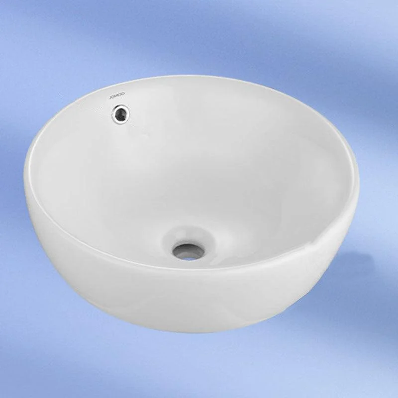 Classic Trough Bathroom Sink Solid Color Trough Sink with Overflow(Not Included Tap) -Bathlova