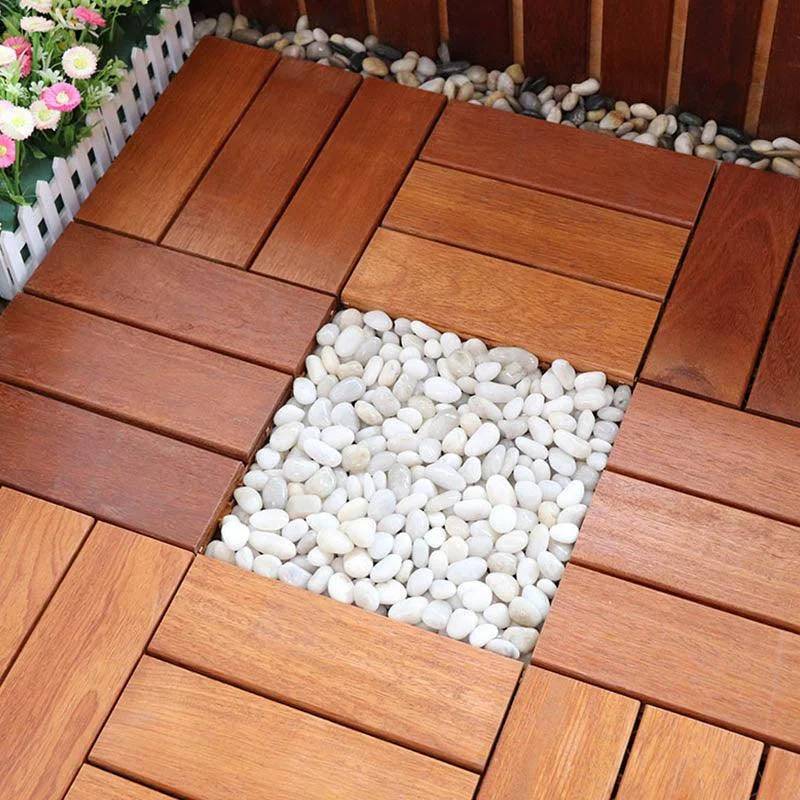 Classic Wood Deck Tiles Interlocking Composite Patio Flooring Tiles -Bathlova