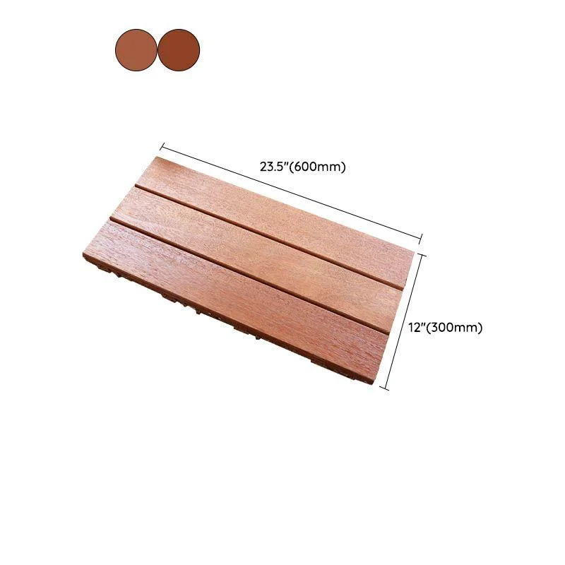 Classic Wood Deck Tiles Interlocking Composite Patio Flooring Tiles -Bathlova