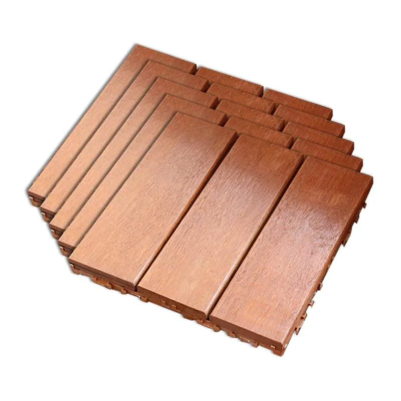 Classic Wood Deck Tiles Interlocking Composite Patio Flooring Tiles -Bathlova