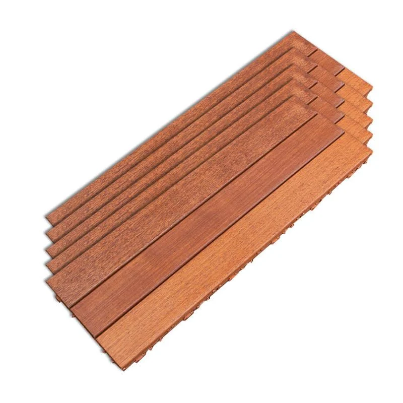 Classic Wood Deck Tiles Interlocking Composite Patio Flooring Tiles -Bathlova