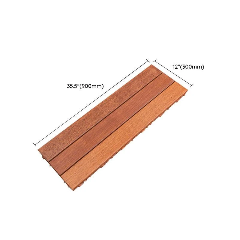 Classic Wood Deck Tiles Interlocking Composite Patio Flooring Tiles -Bathlova