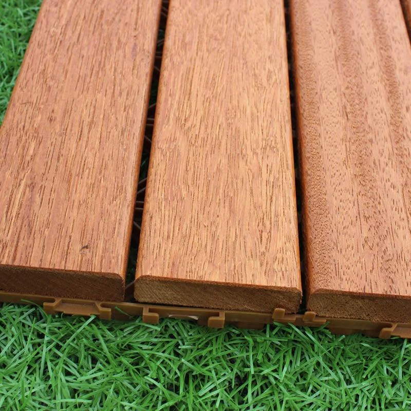 Classical Decking Tiles Natural Wood Waterproof Smooth Outdoor Flooring -Bathlova