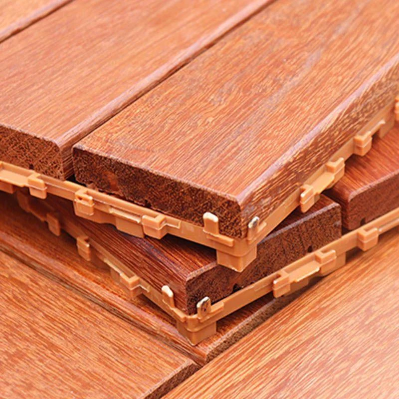 Classical Decking Tiles Natural Wood Waterproof Smooth Outdoor Flooring -Bathlova